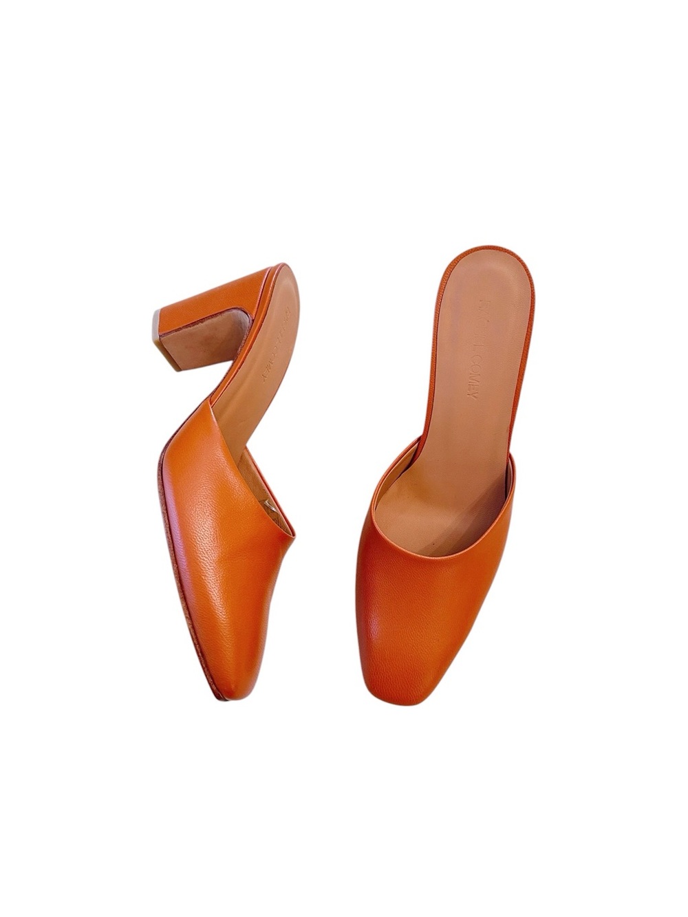 Rachel Comey Zan Mules Orange size 6.5